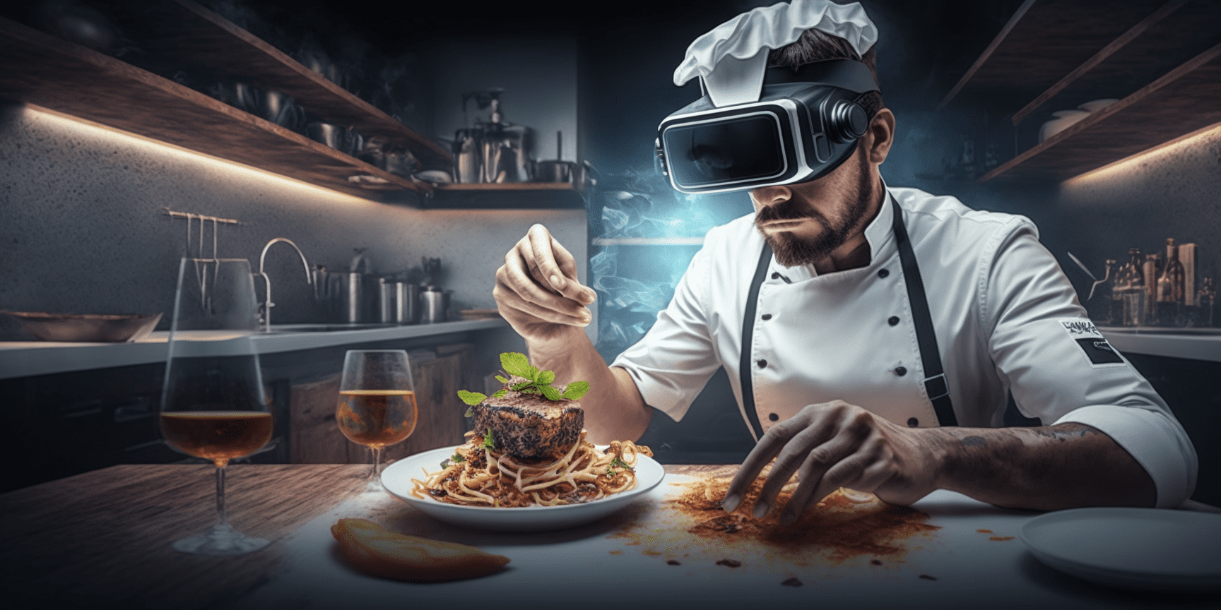 Art culinaire en réalité virtuelle